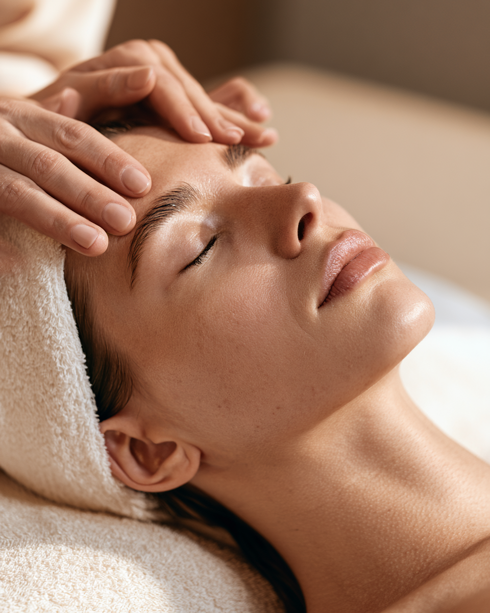 Rituale di massaggio viso presso LUNE LAB